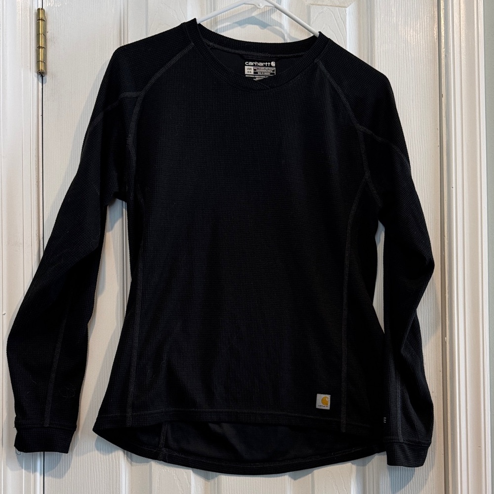 Carhartt Women's Waffle Thermal Long Sleeve. Size Large. Pre owned.